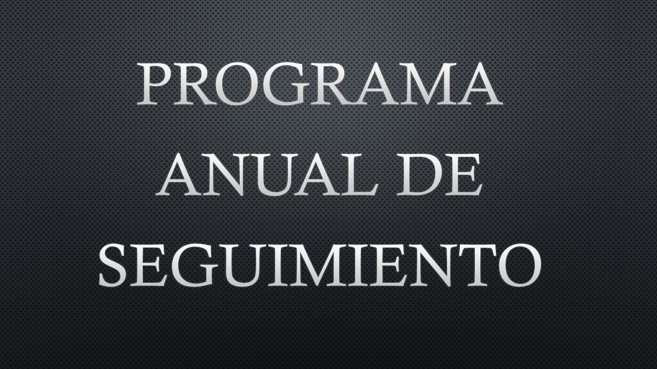 SEGUIMIENTO